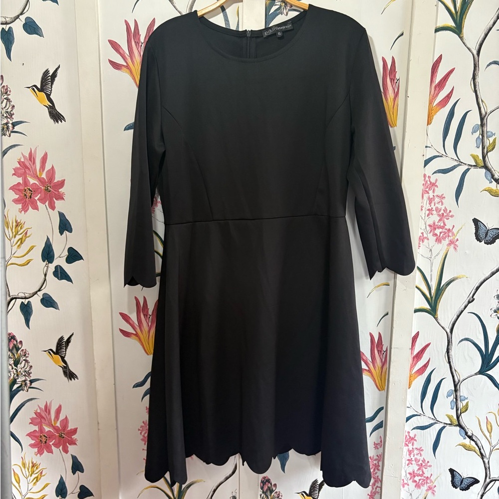 Elegant Black Women's Dress